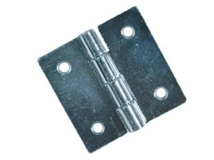 CERNIERE QUADRE PERNO FISSO ART.121- - mm.55x55x1 - 24 pezzi ALDEGHI