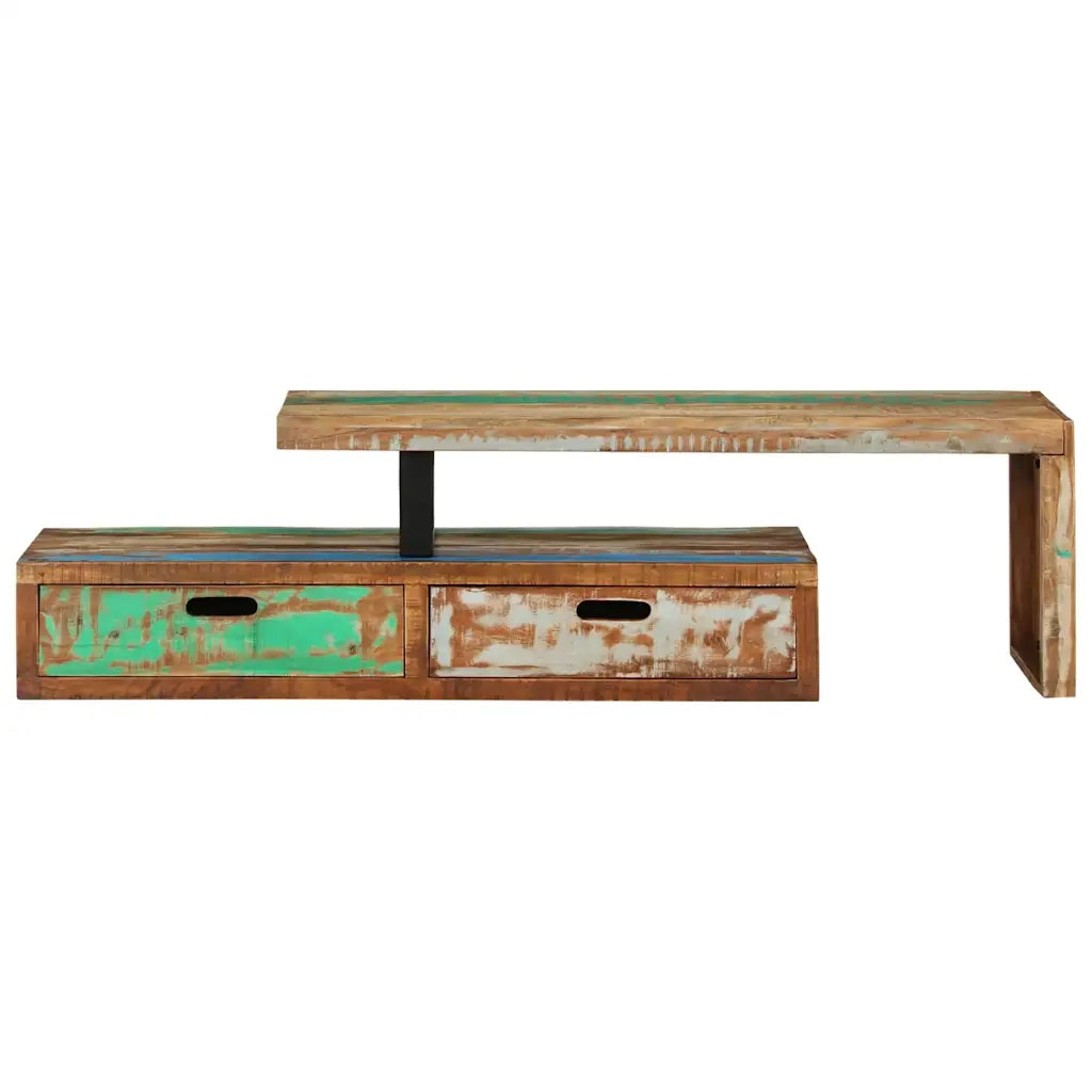 Mobile TV | Armadietto TV | Mobile Porta TV (118-200)x30x40 cm in Legno Massello di Recupero