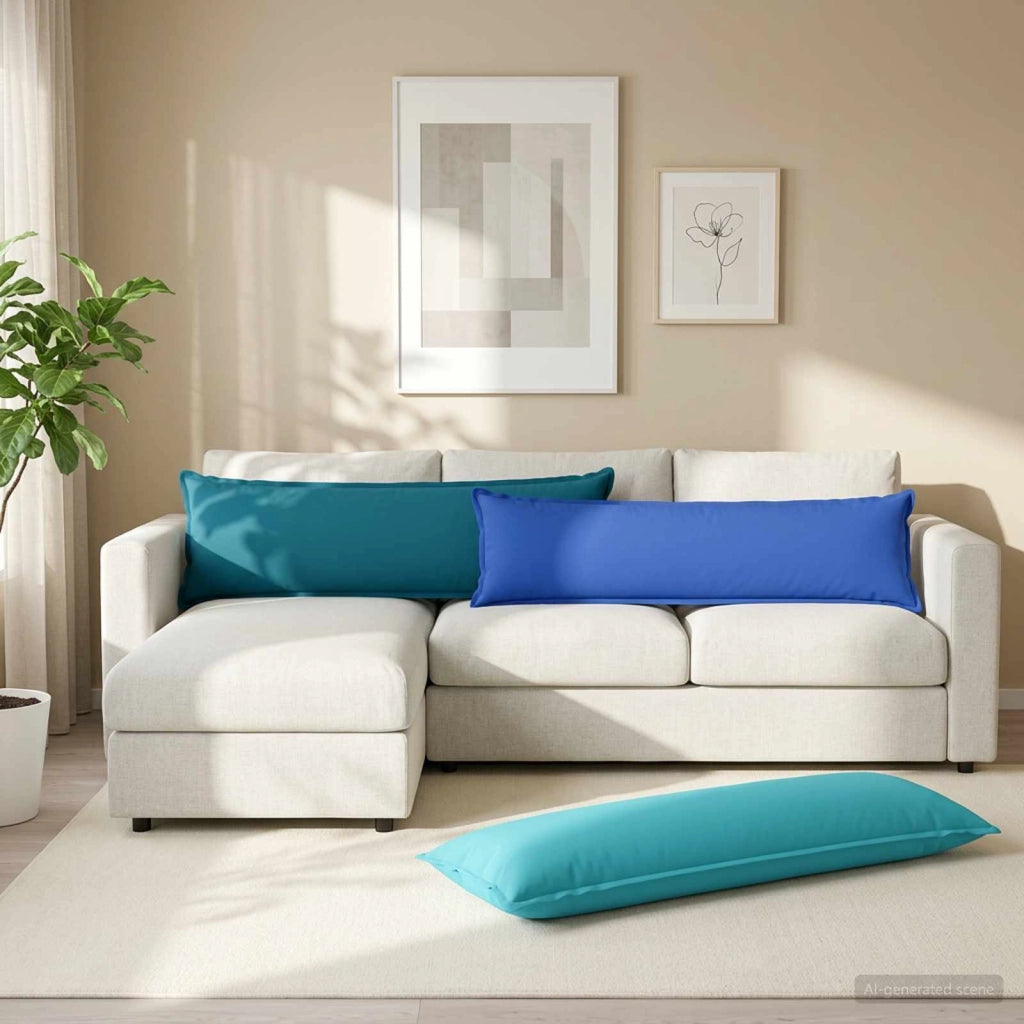 Cuscino HOUTEN Azzurro 40 x 145 cm Poliestere 934441