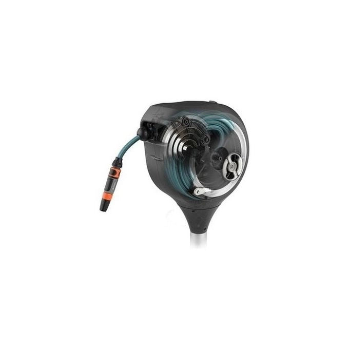 Gardena 18616-20 RollUp M Avvolgitubo da Giardino 20 m diametro 11 mm rotazione 360° resistente UV colore Bianco