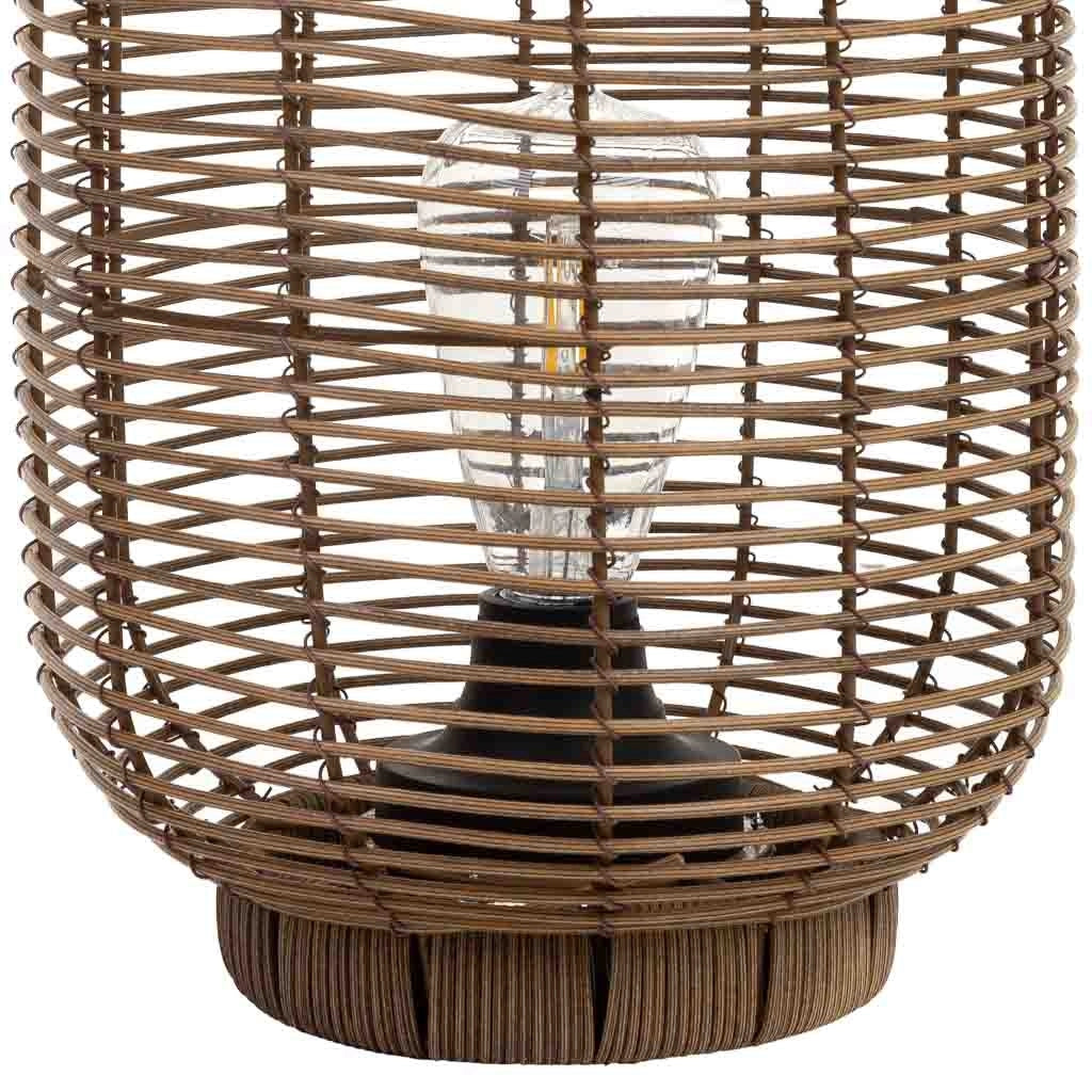Lanterna in metallo e plastica con luce a batteria D22x30h cm