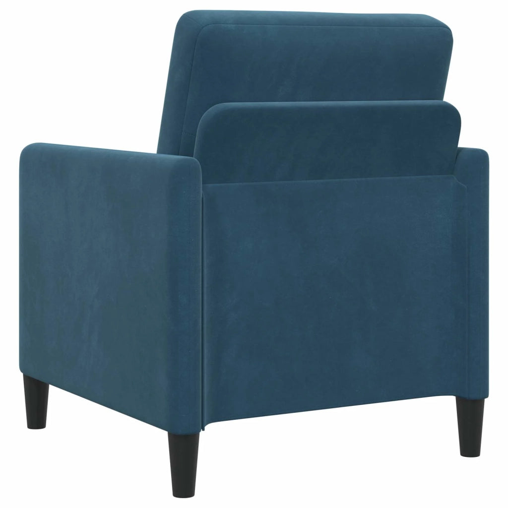 Set di Divani con Storage 2 pz Blu Poliestere 3429255
