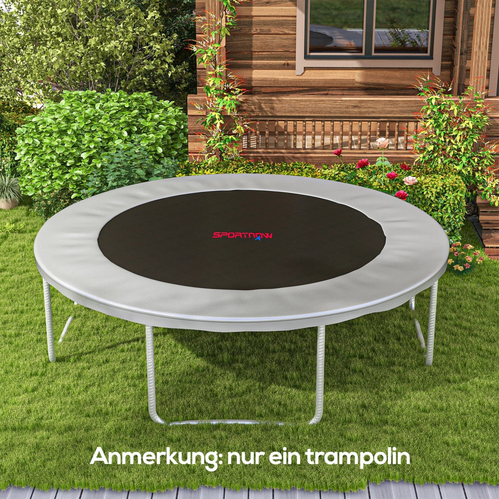 Telo di Ricambio per Trampolino Rotondo 3,66 m in Polipropilene Arancione con 72 Ganci Resistente ai Raggi UV per Giardino