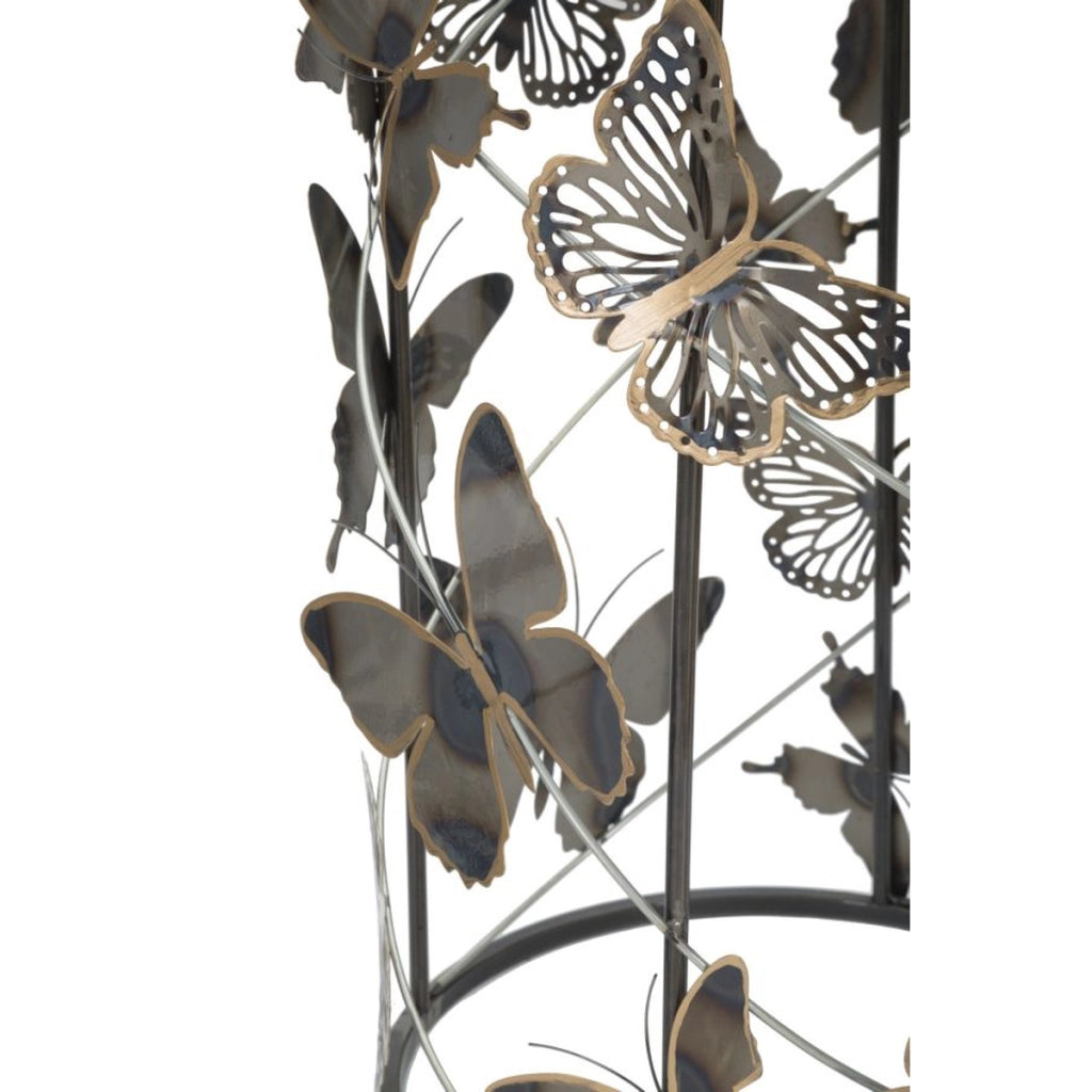 Set di Tavolini Farfalla 34, Multicolore, Metallo, 41,3x41,3x55 cm
