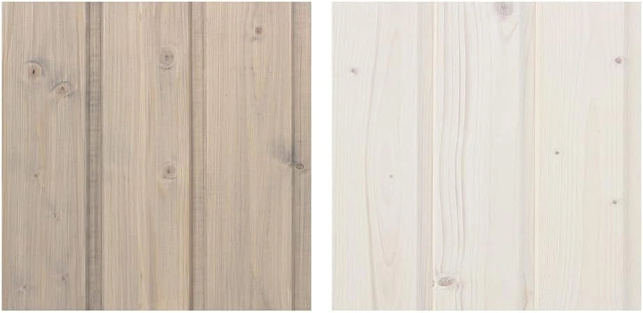 Kit di impregnanti per legno - 5 litri di colore BIANCO+ 5 litri di impregnante di colore GRIGIO