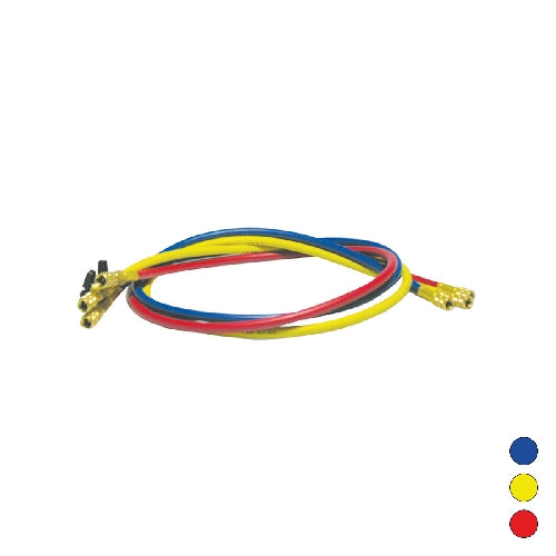 TUBO FLESSIBILE FRUSTA 1500 MM ATTACCHI IN LINEA CON VALVOLA A SFERA 5- Rosso- MARIE- pezzi 1