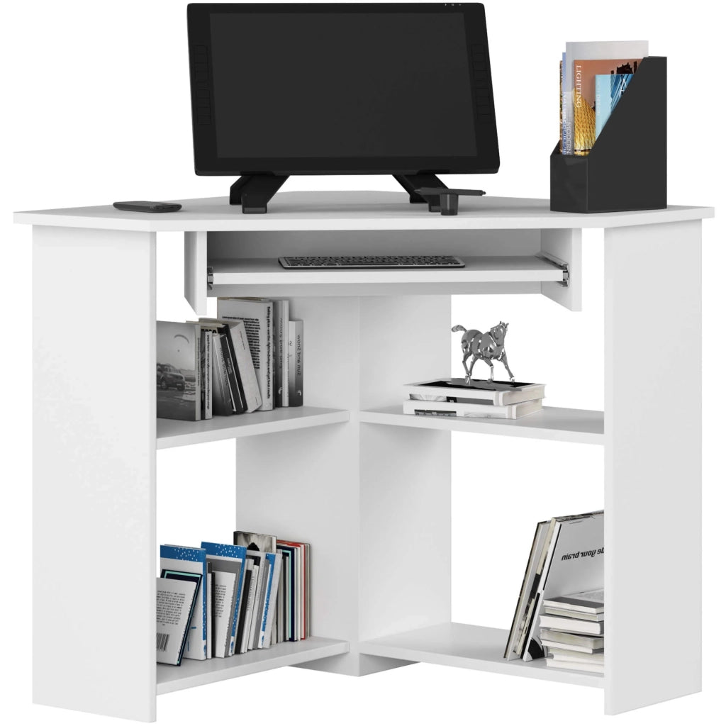 Scrivania angolare AKORD TED Bianco 80 cm 80x80x74 cm
