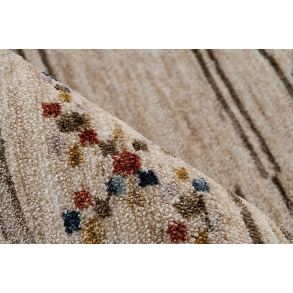 Tappeto di Design Jaka 100 in Poliestere Multicolore