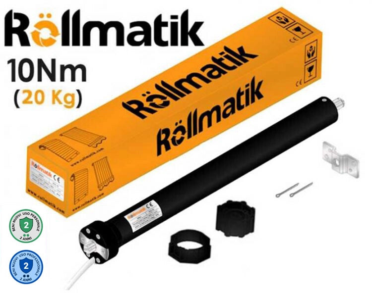 Motore per tapparelle 10 nm - 20kg (per rullo diametro 40mm)