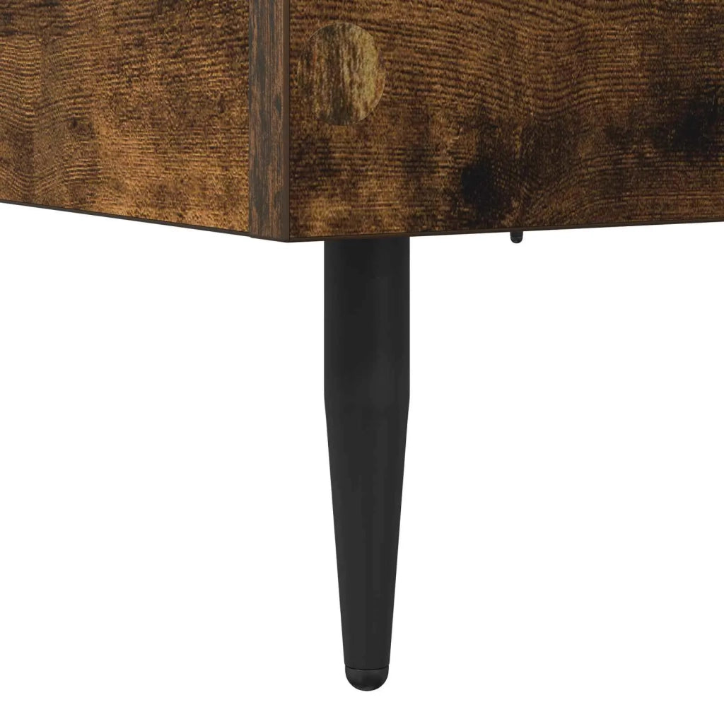 Struttura del letto-Giroletto Rovere Fumo 80 x 200 cm 309595