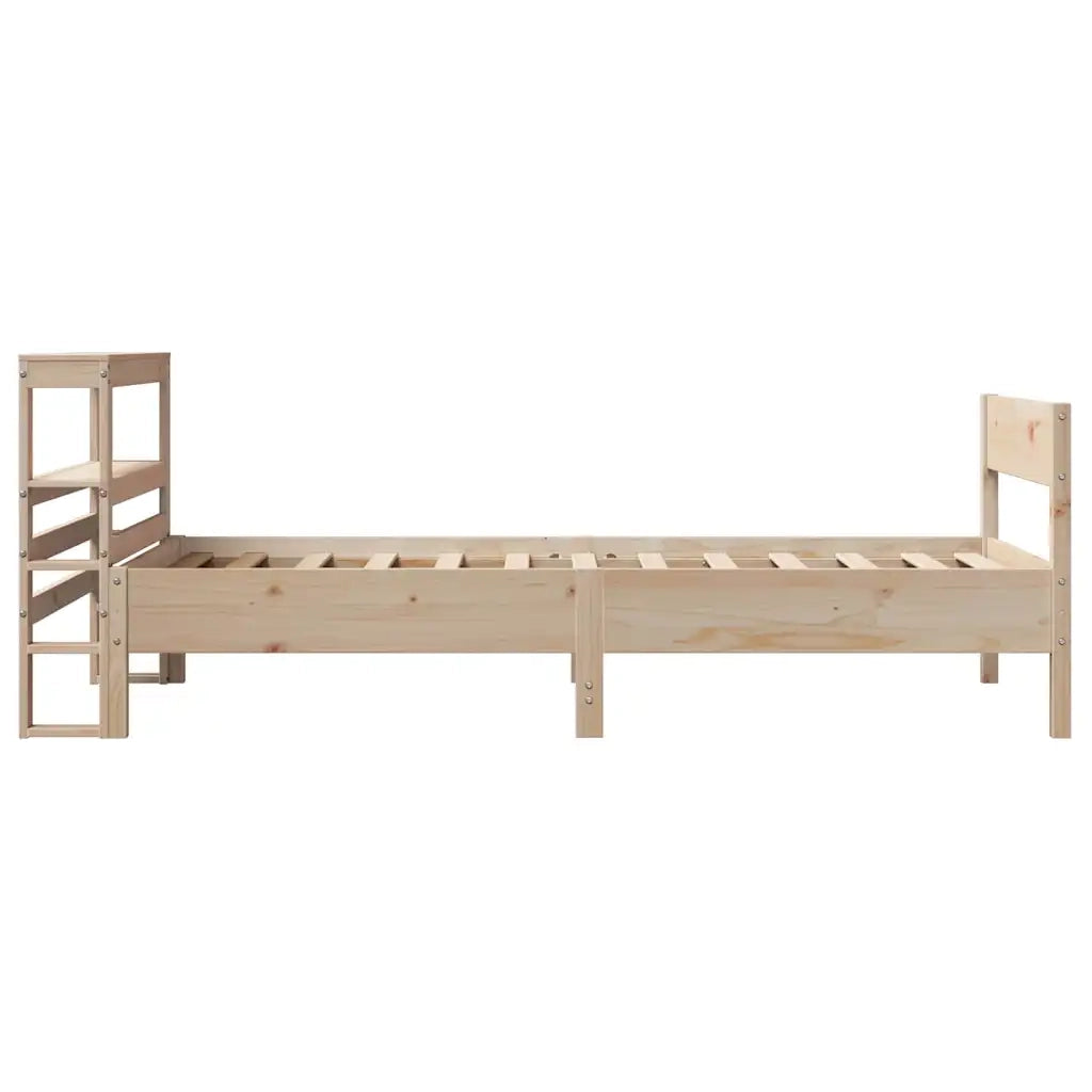 Letto senza Materasso 75x190 cm in Legno Massello Pino 3306210