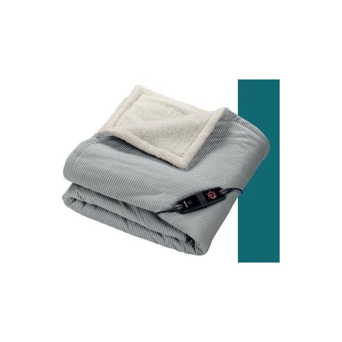 Beurer HD 81 Coperta elettrica 110 W Verde, Grigio chiaro Tessuto