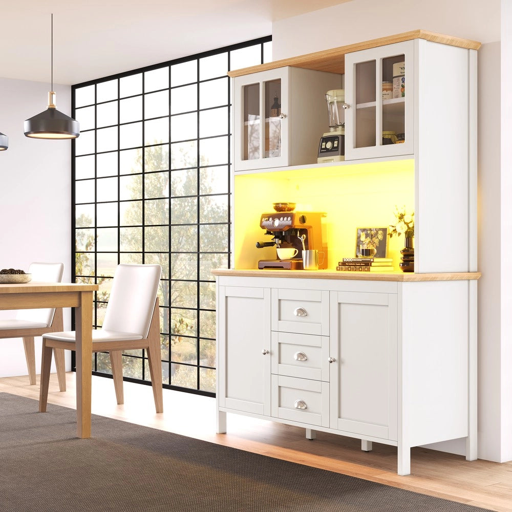Mobile con ante e cassetti ¨C Minimal ¨C Bianco e nero 120x40x179 cm