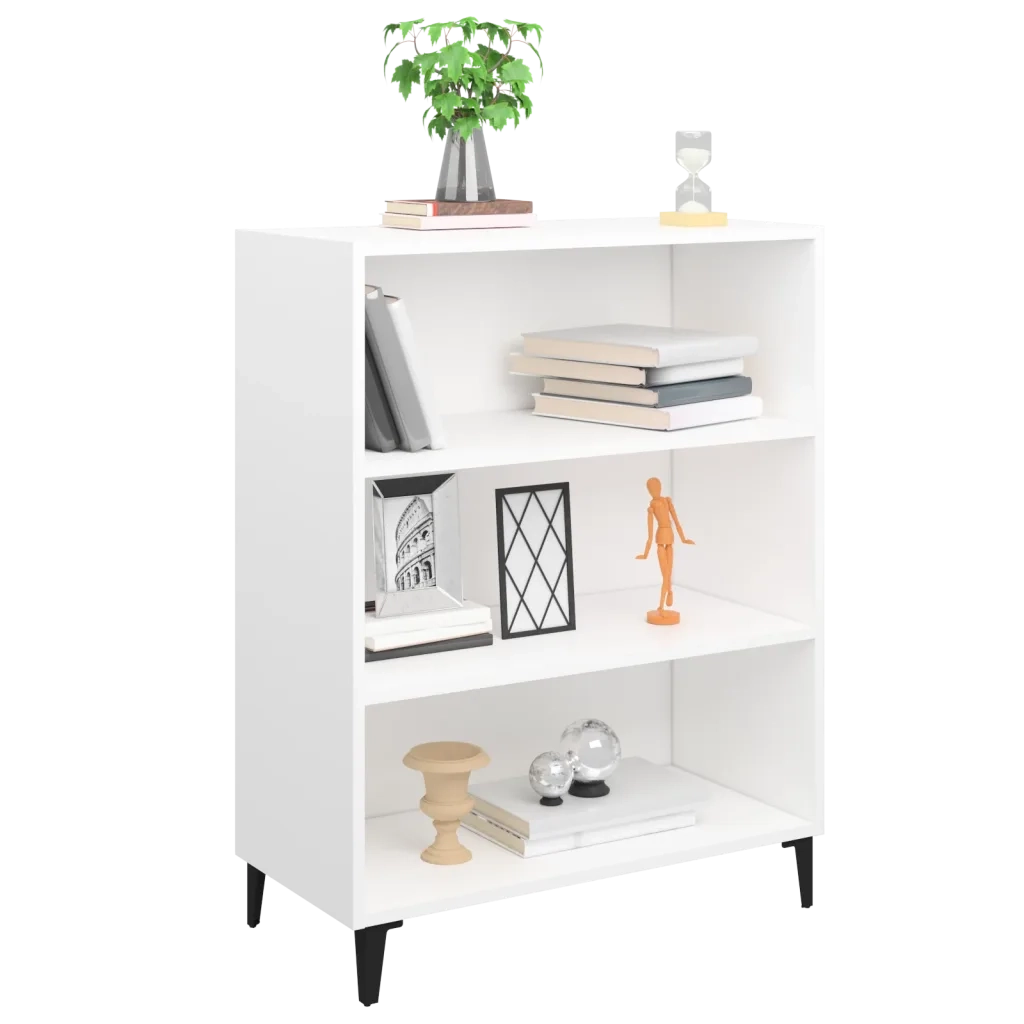 Credenza | Madia | Buffet da pranzo | Armadio da pranzo Bianca 69,5x32,5x90 cm in Legno Multistrato