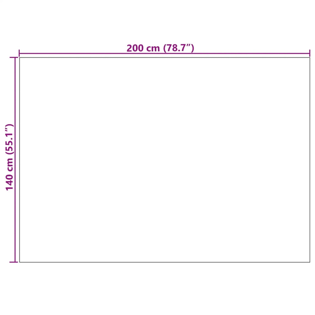 Tappeti per area PALMERAS Verde 140 x 200 cm Poliestere 42022599