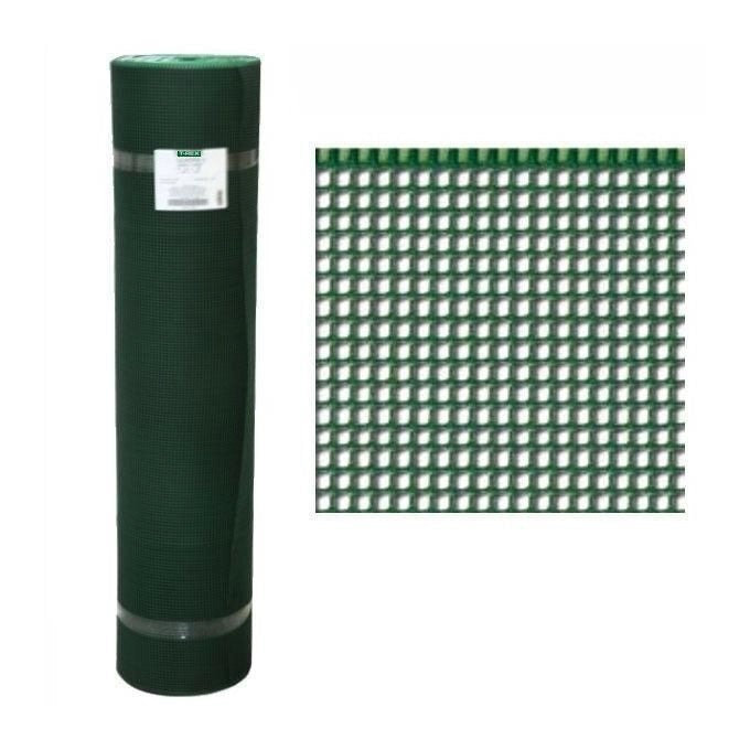 TREX 09945 Rete tuttaplastica maglia 5x5 cm altezza 100 cm lunghezza 50 m colore Verde