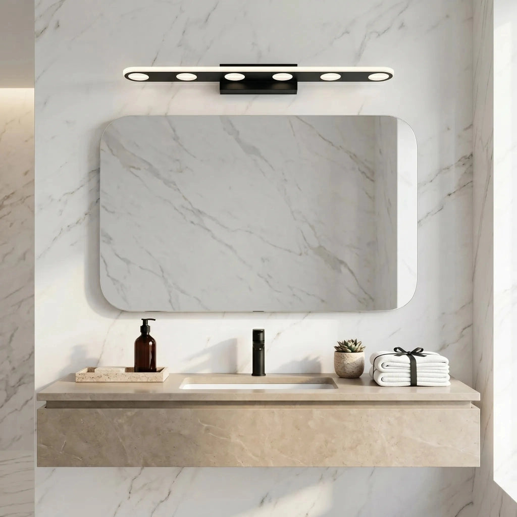 Applique Da Bagno Led Swe055-w Black