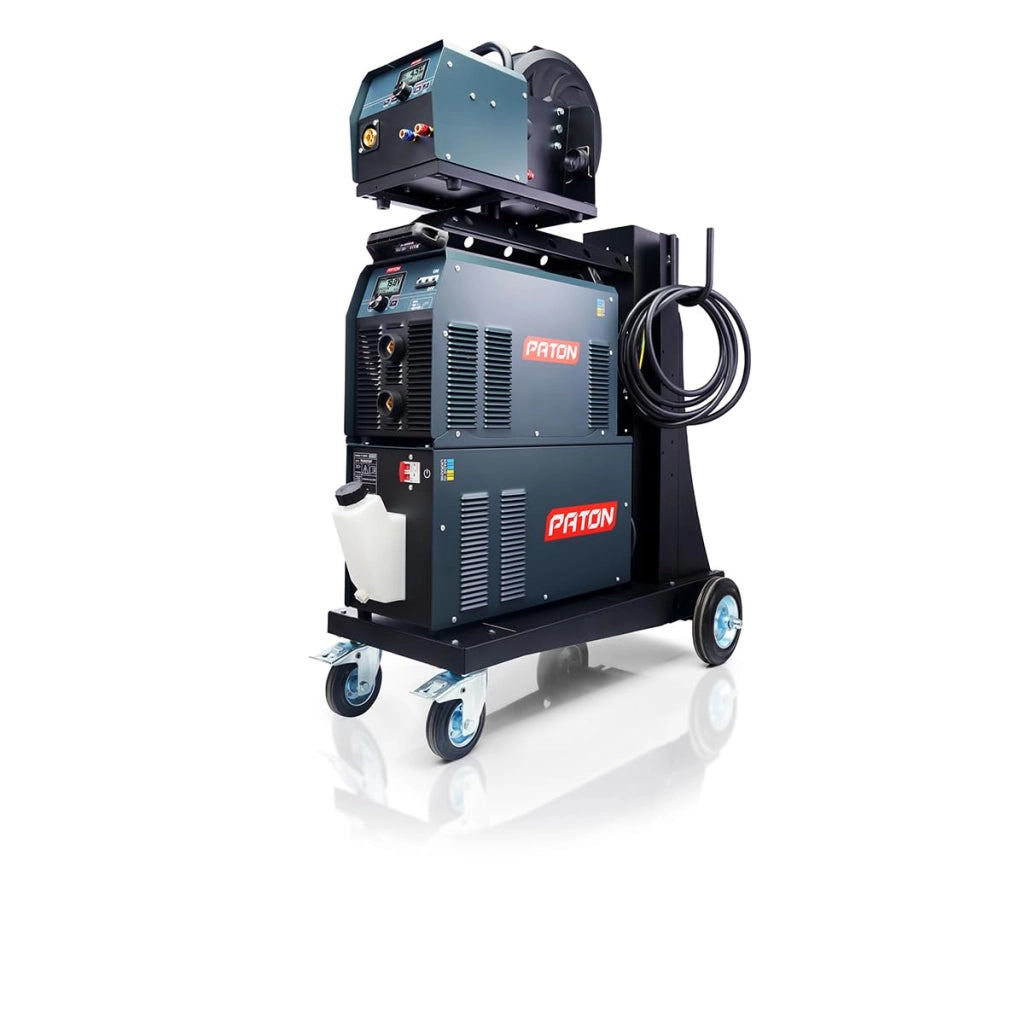 PATON ProMIG-500-15-4-400V WK Saldatrice industriale MIG/MAG 3 in 1 400 V kit 15-4 con trainafilo a 4 rulli e torcia MIG