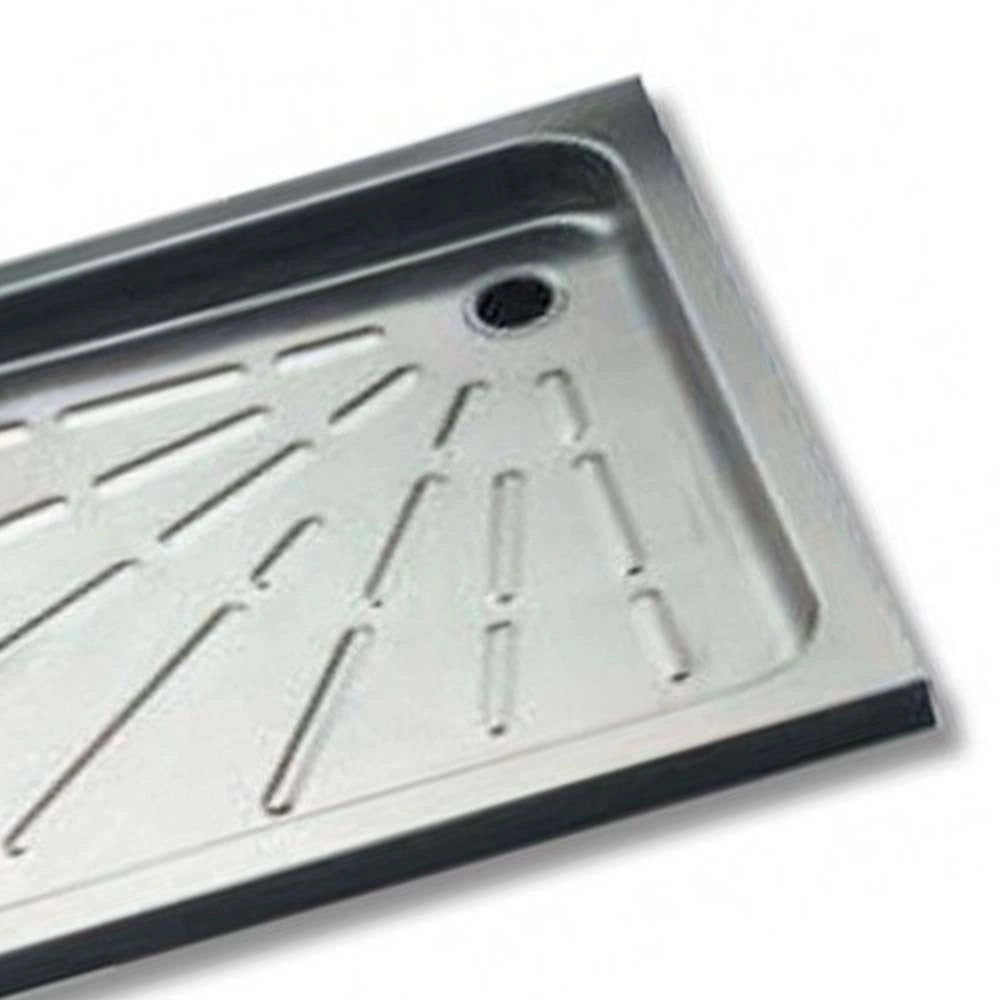 Piatto doccia inox 80x80