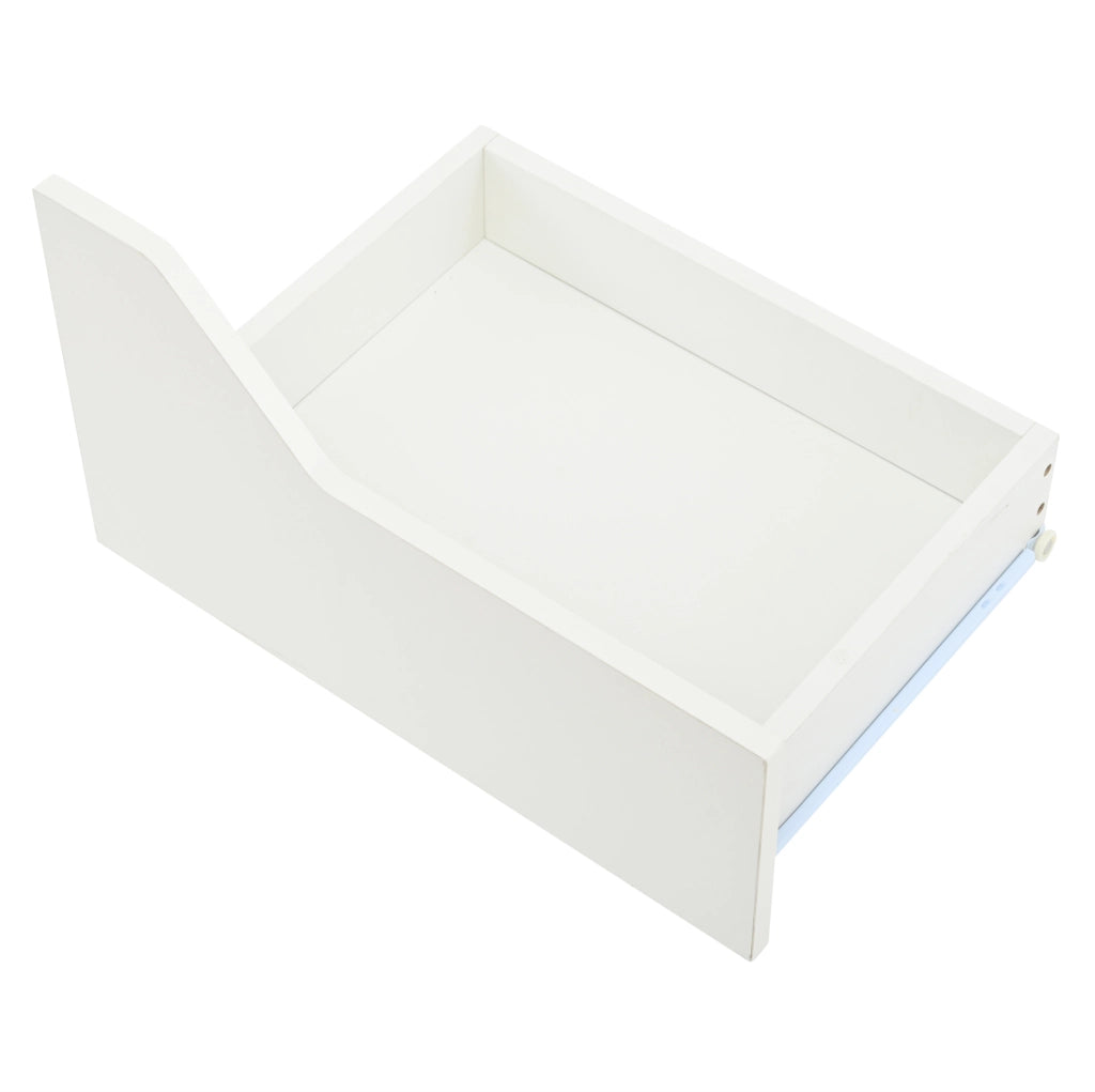 Mobile TV 180x40x45 cm con 2 cassetti; 2 armadietti e LED; bianco