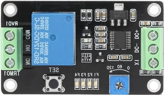 Timer di ritardo - Interruttore a blocco automatico On Off - Modulo timer - Pannello di controllo DC 5V/12V/24V - Timer - Modulo DC12V.