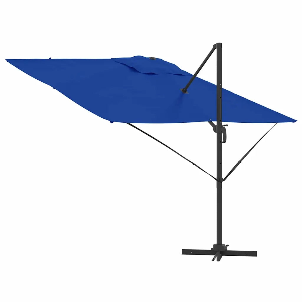 Ombrello | Parasol Roma Blu 286 x 284 x 265 cm Alluminio e Poliestere