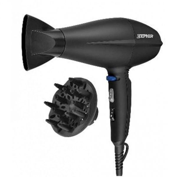 ZEPHIR ASCIUGACAPELLI PROFESSIONALE MOTORE AC2200W CON DIFFUS. ZHB2002