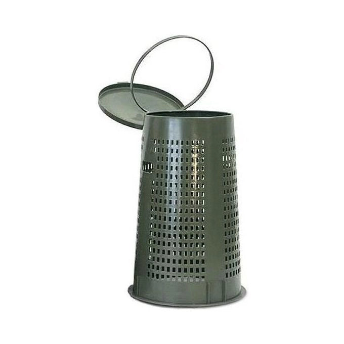Giganplast GPS570375 Zeffiro Trespolo con Coperchio Capacita' 110 Litri in Polipropilene Verde colore Verde