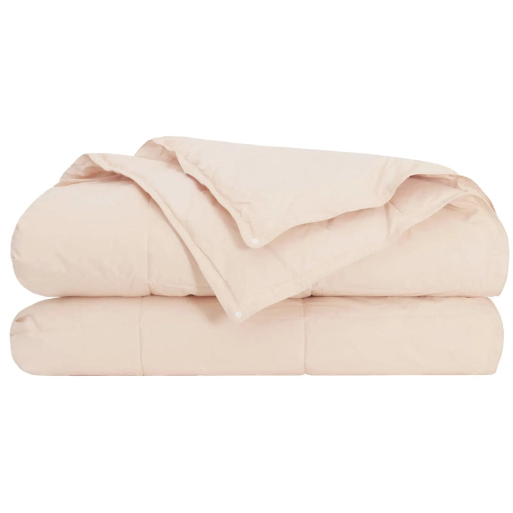 Piumone 200 x 240 cm Tutte le stagioni Fibra di Kapok Beige 42041916