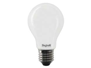 LAMPADA LED GOCCIA TUTTOVETRO E27- - 12w - 3000°K calda - 1520 lm - 60x105h - 5 pezzi BEGHELLI