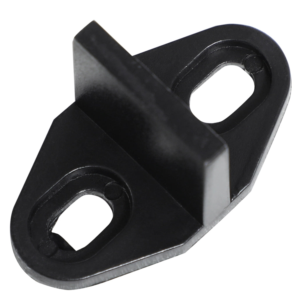 Kit Porta Scorrevole in Acciaio al Carbonio con Binari, Fermi e Guide, 200x40x0.6 cm, Nero
