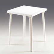 Tavolo Weekend Bianco da Esterno 80×80 cm