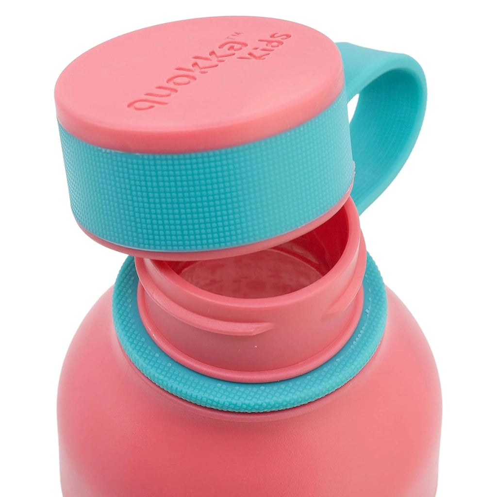 Bottiglia d'acqua Design Fiore Capacità 430ml in Ecozen Rosa Quokka