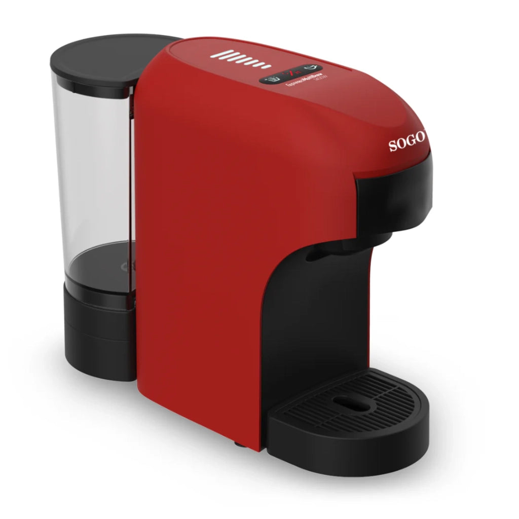 Macchina caffè multicapsula 4 in 1 20 bar, per capsule e macinato con funzione caldo freddo e serbatoio 0,85L - Sogo