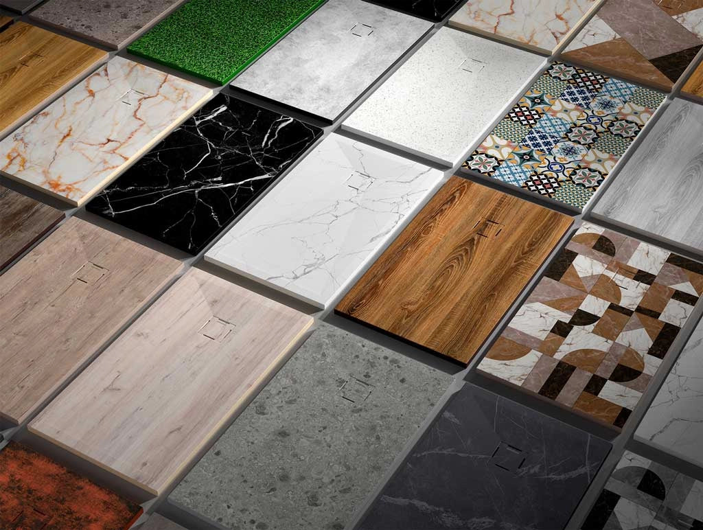 PIATTO DOCCIA MODELLO 3D - 140 X 90 - COLORE OXIDO
