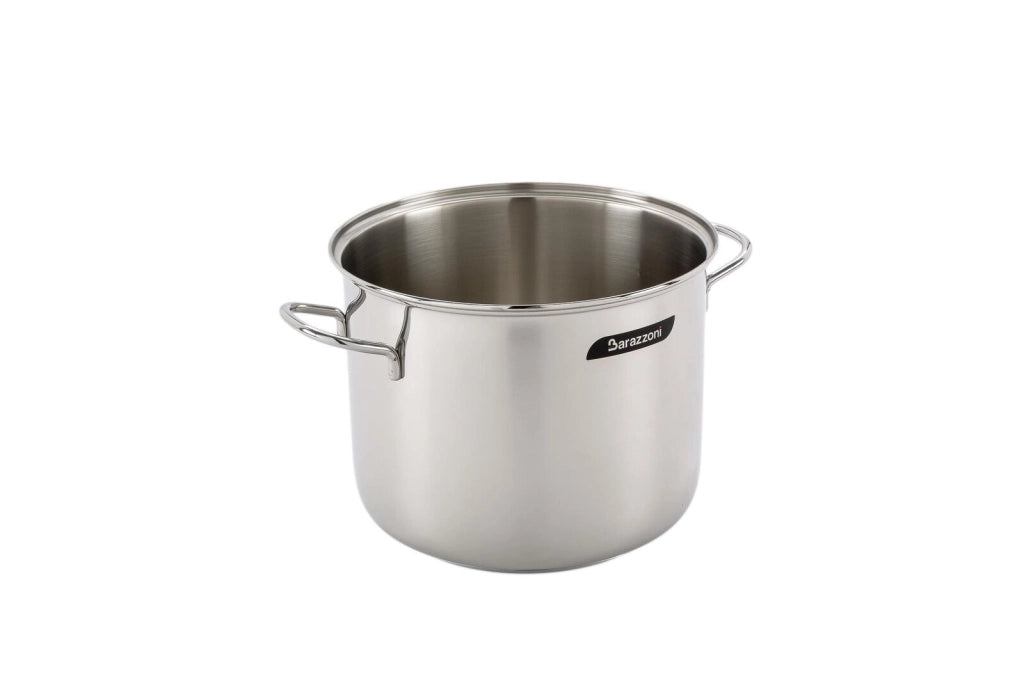 Barazzoni 266101022 Bonita Pentola Acciaio Inox 22 cm Capacita' 6 L Adatta a Tutte le Fonti di Calore incluso Induzione colore Acciaio Inox