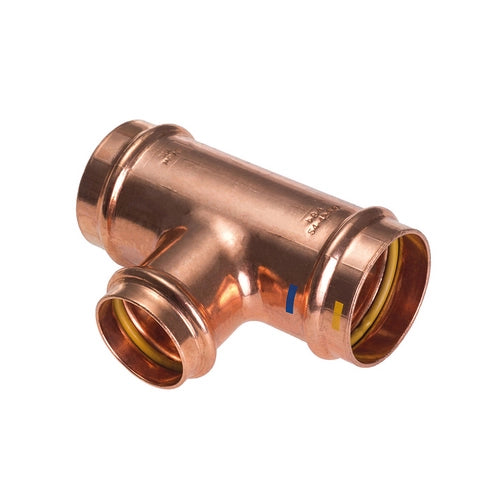 TEE RIDOTTO CENTRALE FFF A PRESSARE  PER ACQUA GAS B ONE- Diam. 35x22x35- IBP- pezzi 1