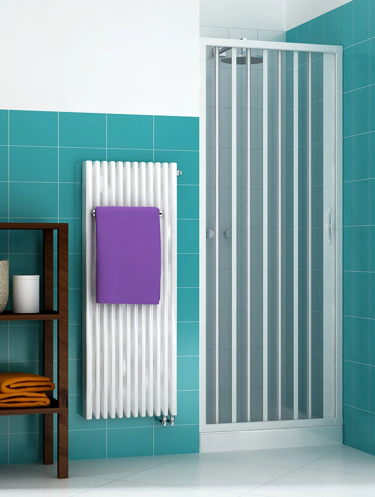 Box doccia nicchia Libertè 120x H185 cm in pvc a soffietto
