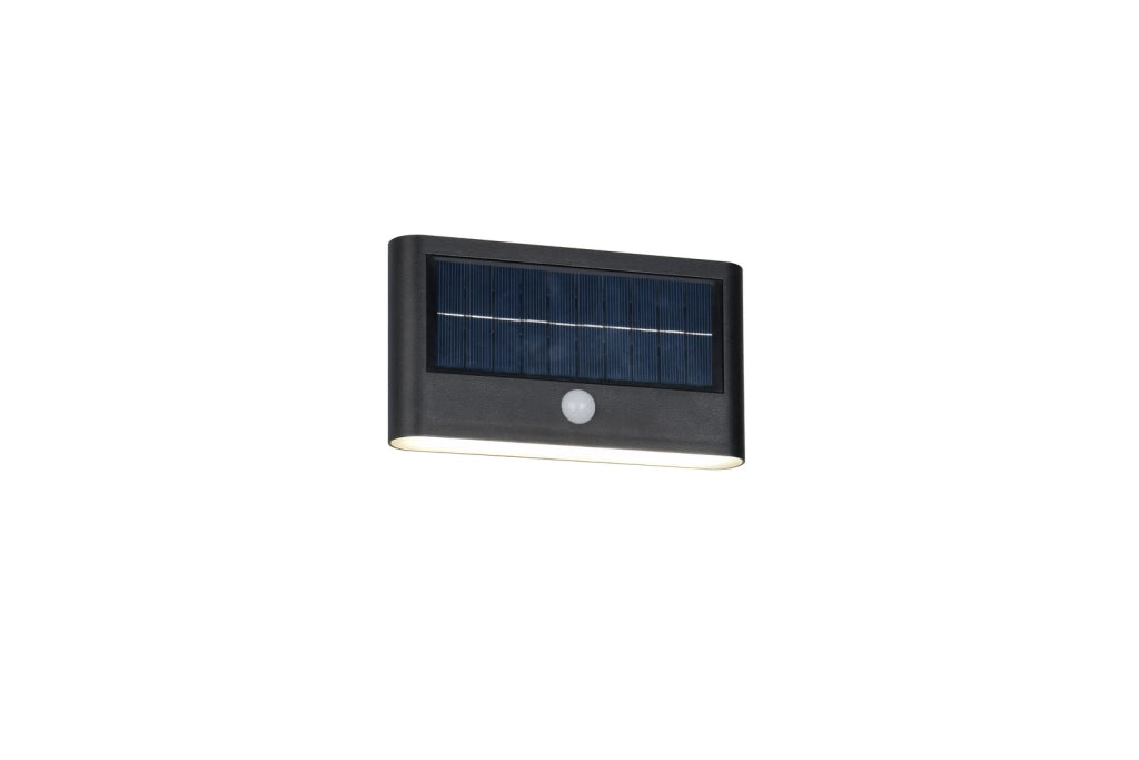 Applique da esterno solare LED nera RAMOS RL
