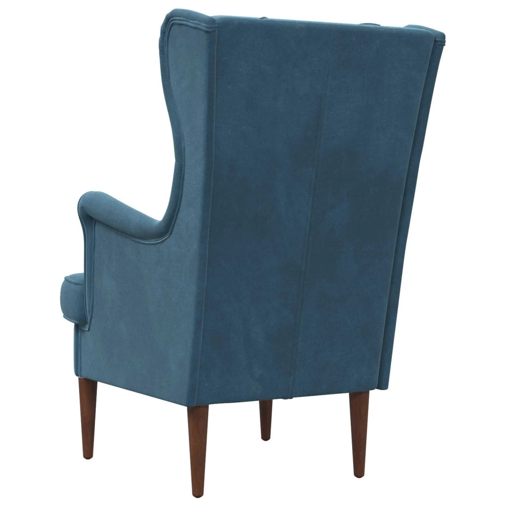 Poltrona Blu Velluto 42029904