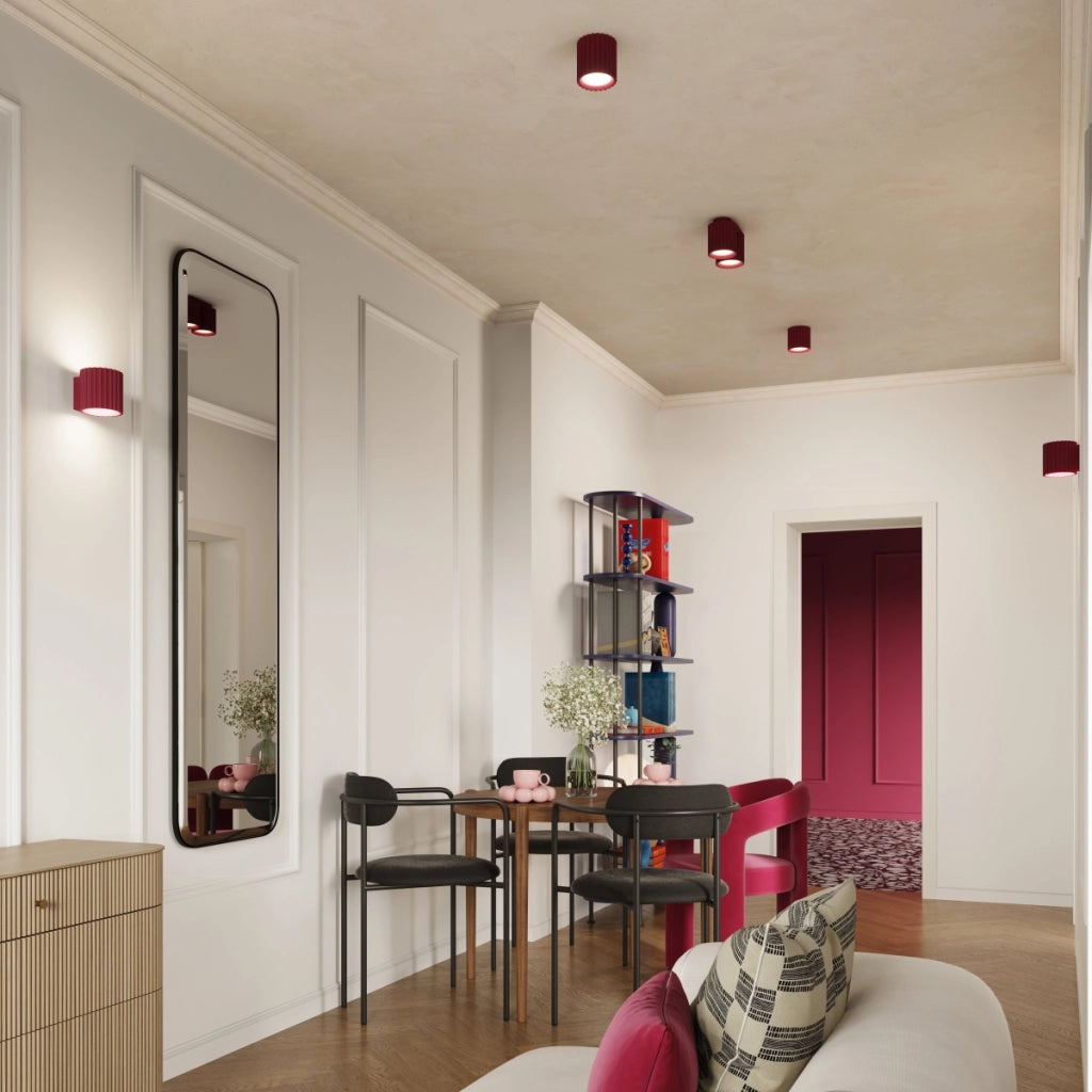 Lampada da soffitto AURA 2 bordeaux GU10