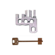 CISA 07590.12.0 Kit Ricambio Gorges per Serratura Serie 57210 con 3 Chiavi codice 1.00102.00.1 colore Nero