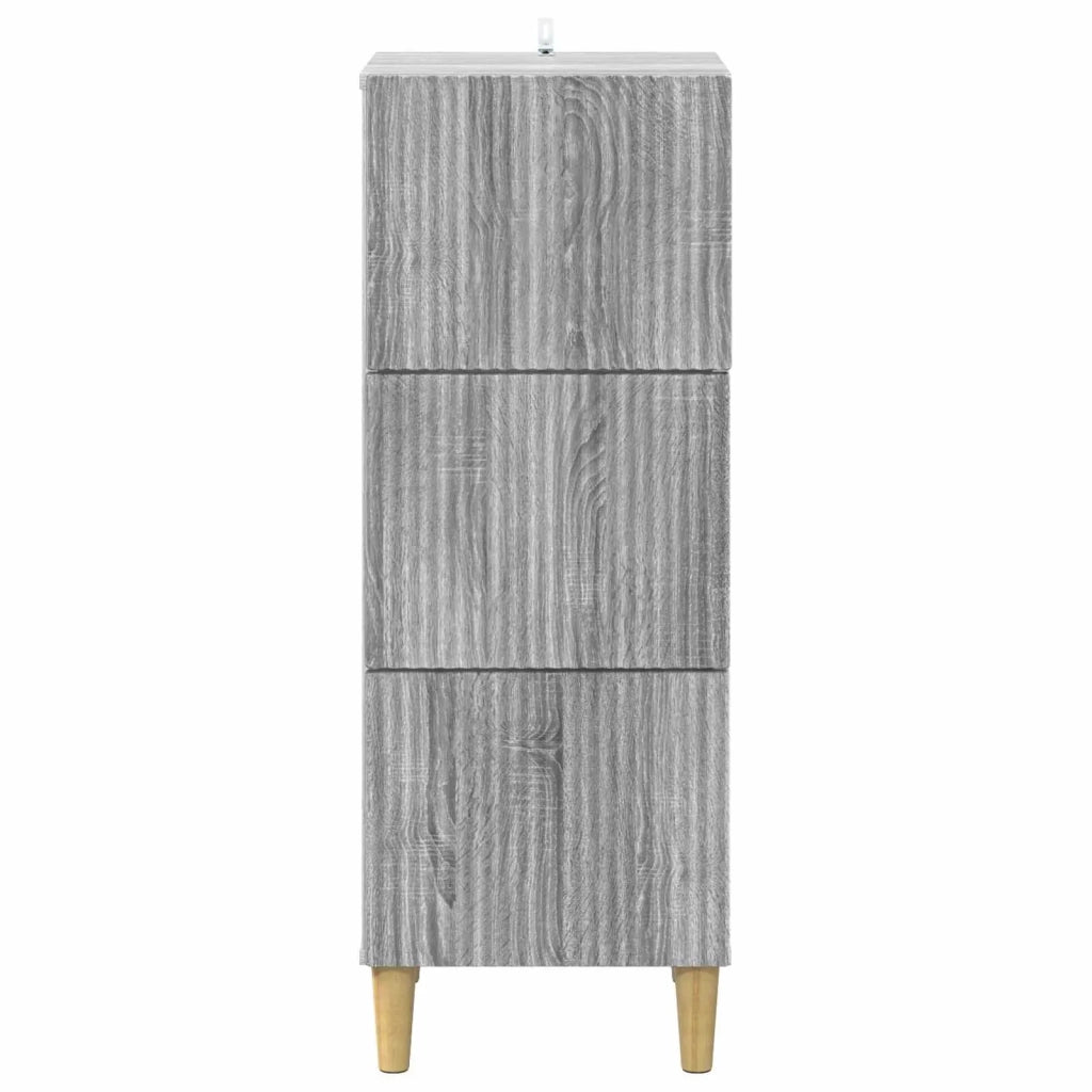 Mobile con Cassetti Grigio Sonoma 33 x 34,5 x 90 cm 894621