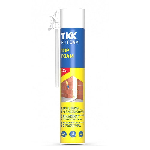 SCHIUMA POLIURETANICA PU FOAM TOP- 750 ml- TKK- pezzi 1
