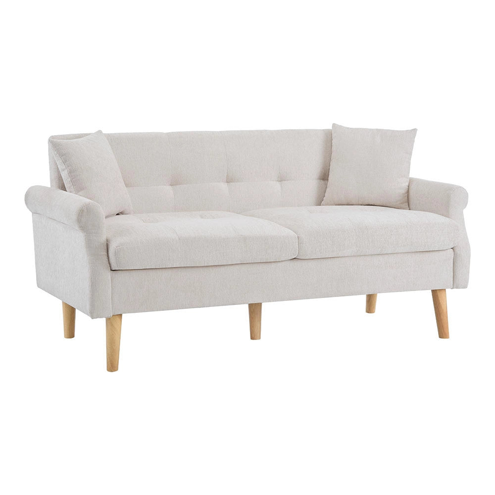 Divano 2 posti - Xylo - chenille con cuscini spessi design moderno