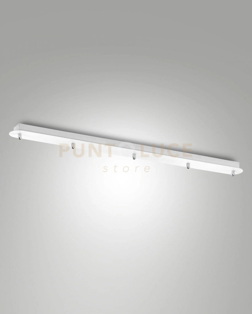 3481-55-102 EDISON MONTATURA BIANCA RETTANGOLARE 5 FORI  L.110x8cm