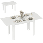 Tavolo da pranzo allungabile rettangolare ¨C Minimal ¨C bianco 140-180x80 cm