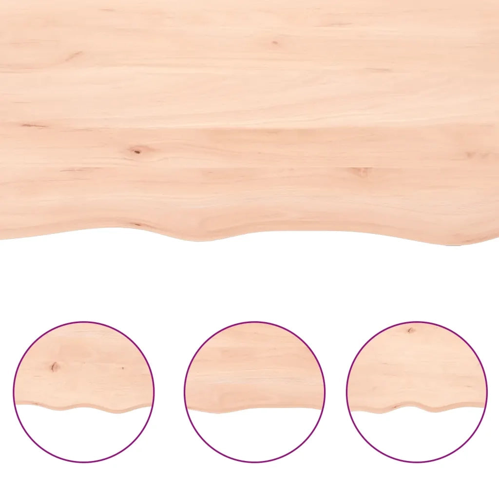Mensole Parete | Scaffale a Parete | Ripiano a Parete 40x10x4 cm Legno Massello Rovere Non Trattato