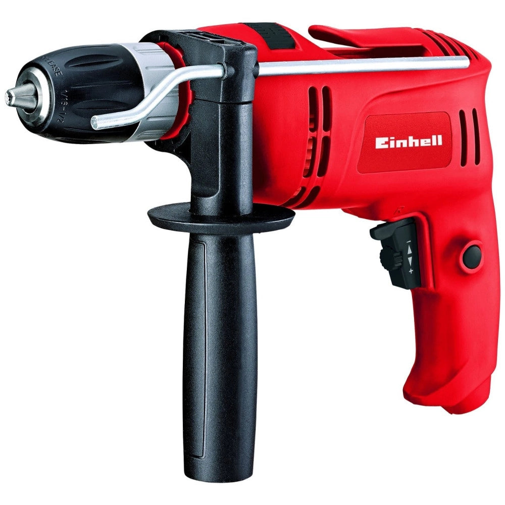 Trade Shop - Trapano Elettrico A Percussione Einhell Tc-id 650 E Potenza 650 W Autoserrante -