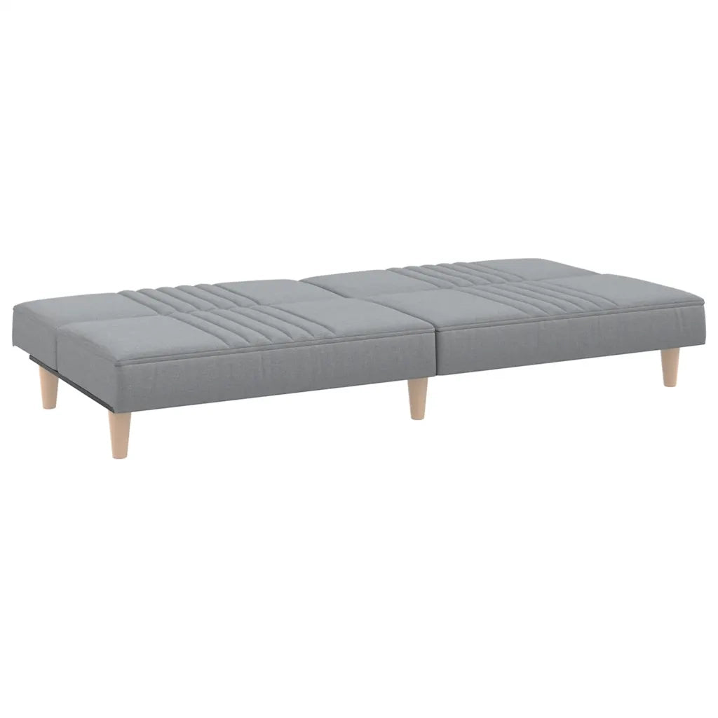Divano letto | Sof¨¤ letto | Letto singolo Grigio Chiaro in Tessuto